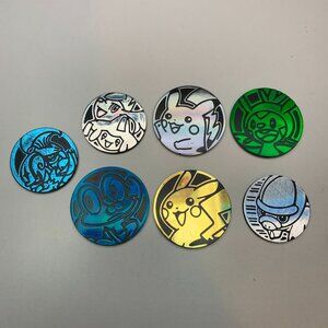 Pokemon TCG Flipping Coin Bundle Lot - Pikachu & More